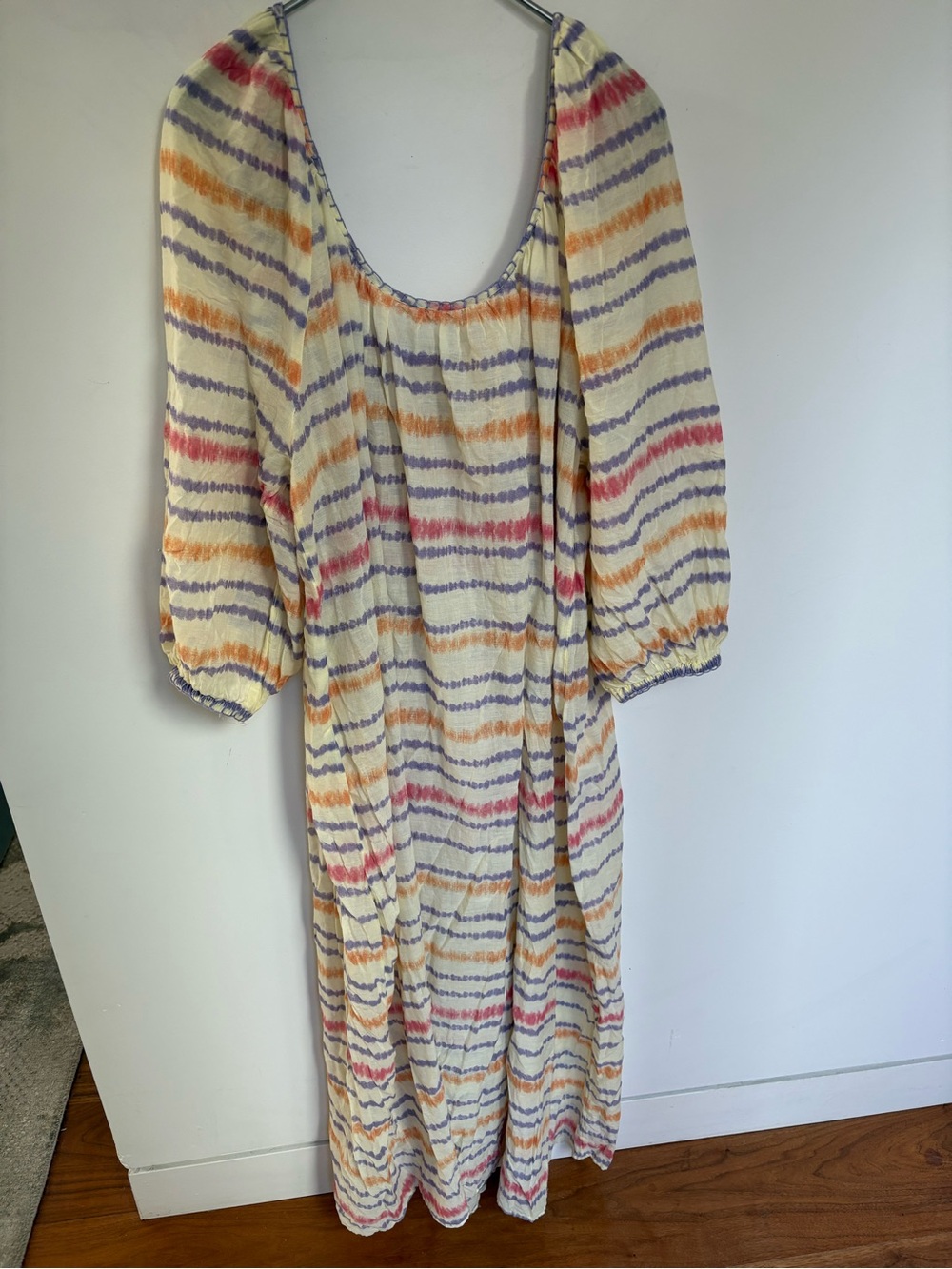 Zara Multicolour stripe Kaftan / Maxi dress XS-XL - Picture 6 of 10